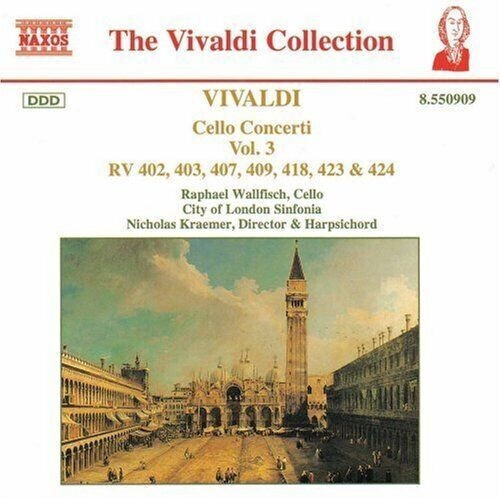 Antonio Vivaldi Vivaldi: Cello Concerti - Vol.3 (CD) Album 8.550909 NAXOS - Foto 1 di 1