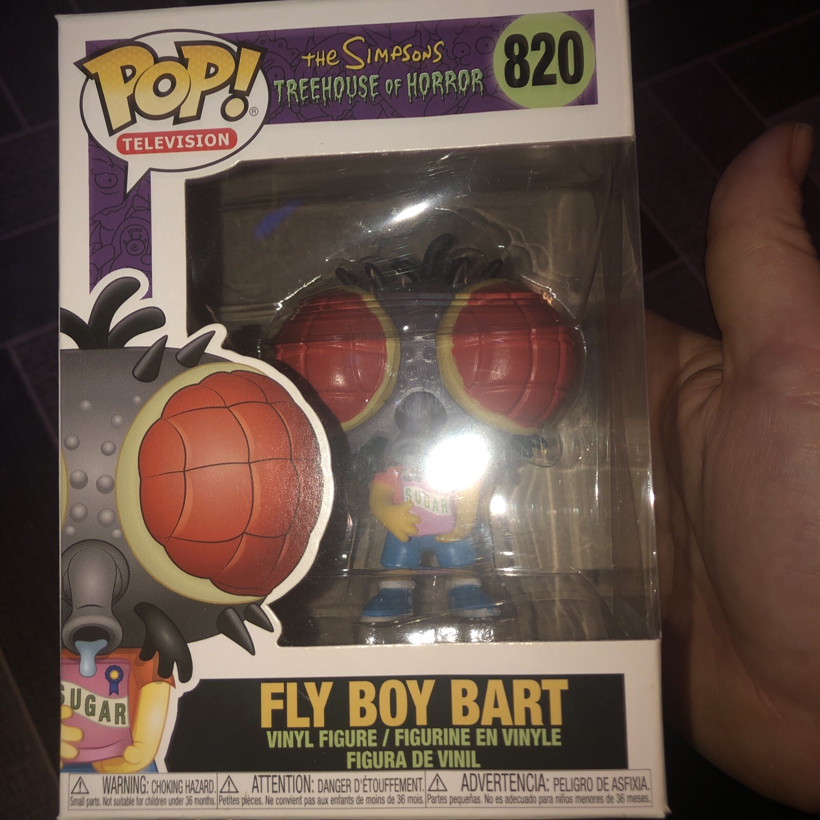 Funko Pop! Animation: The Simpsons - Fly Boy Bart Vinyl Figure Box Damage