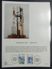 Document Philatélique Premier Jour Europe & L'espace N° 2696/97 Obl KOUROU 1991
