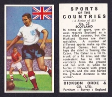 Dickson Orde SPORTS OF THE COUNTRIES 1962 Near Set 20/25 *Excellent Condition*