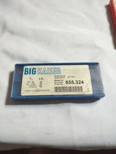 Qty.9 Big Kaiser TCMT110204 P10CTC 655.324 Carbide Inserts (B4)