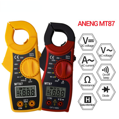 MT87 1999 Counts Digital Clamp Meter DC/AC Multimeter Ammeter Voltage Tester