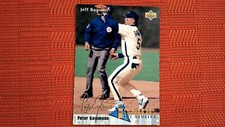 1993 Upper Deck #462 Jeff Bagwell Peter Gammons Inside the Numbers Baseball