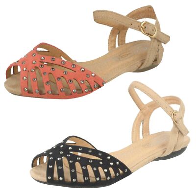Spot On Mädchen Peeptoe Sandalen