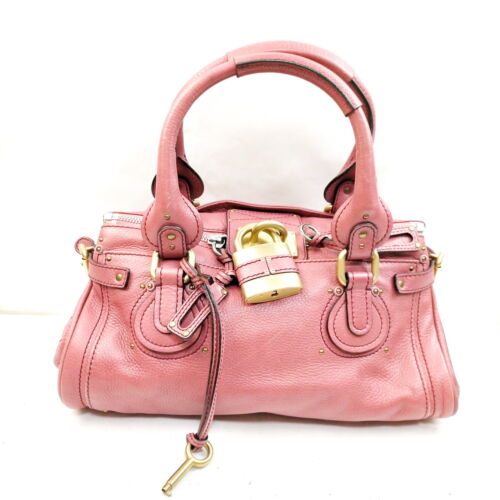 Chloe Hand Bag  Pink Leather 1050925 - Bild 1 von 9