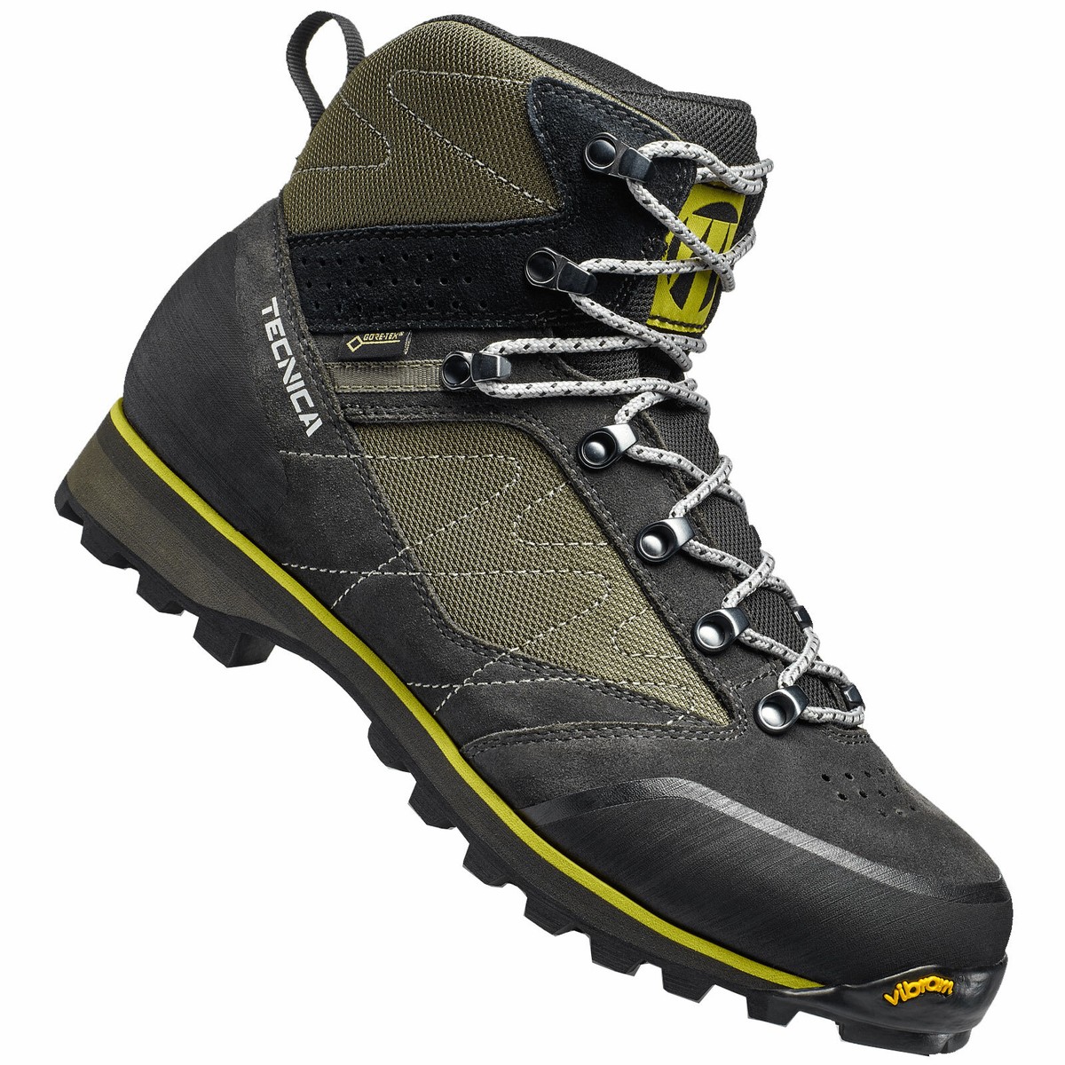 Tecnica Kilimanjaro II GTX Ms Botas de Hombres Zapatos Gore-Tex Negro/Amarillo
