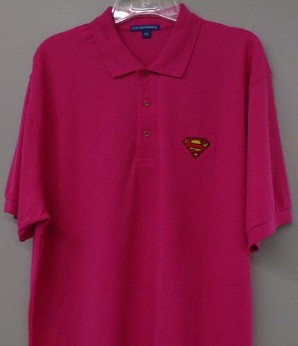  Polo uomo Superman Insignia ricamata XS-6XL, LT-4XLT Krypton Lex Luther nuova - Foto 7 di 26