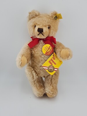 Steiff original teddy bear 0201/26 W/ all tags 9” tall | eBay