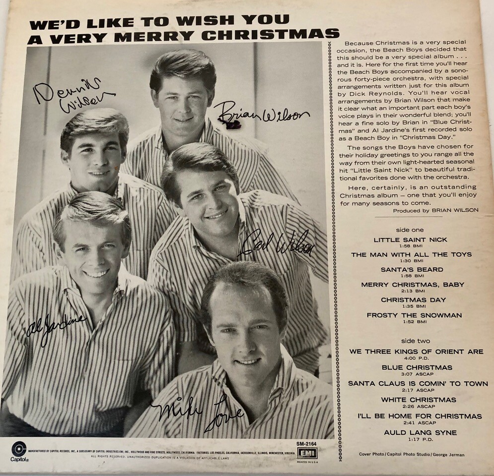 米LP Beach Boys The Beach Boys Christmas Album B002181901 Capitol Records /00260 The Beach Boys Christmas Album Vinyl - The Beach Boys