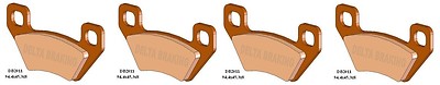 Sinter Bremsbeläge neu vorne ARCTIC CAT  alle  ATV 500 550 650 700 1000 (DB2011)