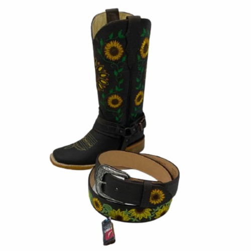 Women Genuine Leather Cowboy Rodeo 