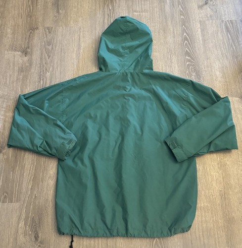 GAP VTG 1/2 Zip Snap Hooded Pullover Anorak Windbreaker Jacket Men’s XL 90s Teal - Picture 10 of 11