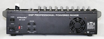 GTD Audio BM-228 10-Channels 2000W Professional Powered Mixer