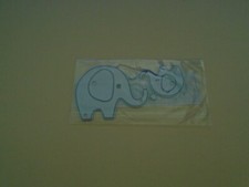 New Metal Crafts Crafting Cardmaking 2pc Elephant Cutting Dies