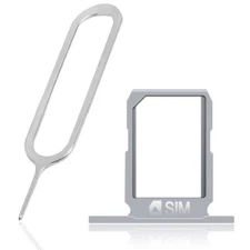 2in1 Sim Card Holder Card Tray + Eject Pin for Samsung Galaxy S6 SM-G920A Phones