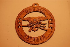 NAVY SEAL VETERAN LASER CUT ORNAMENT