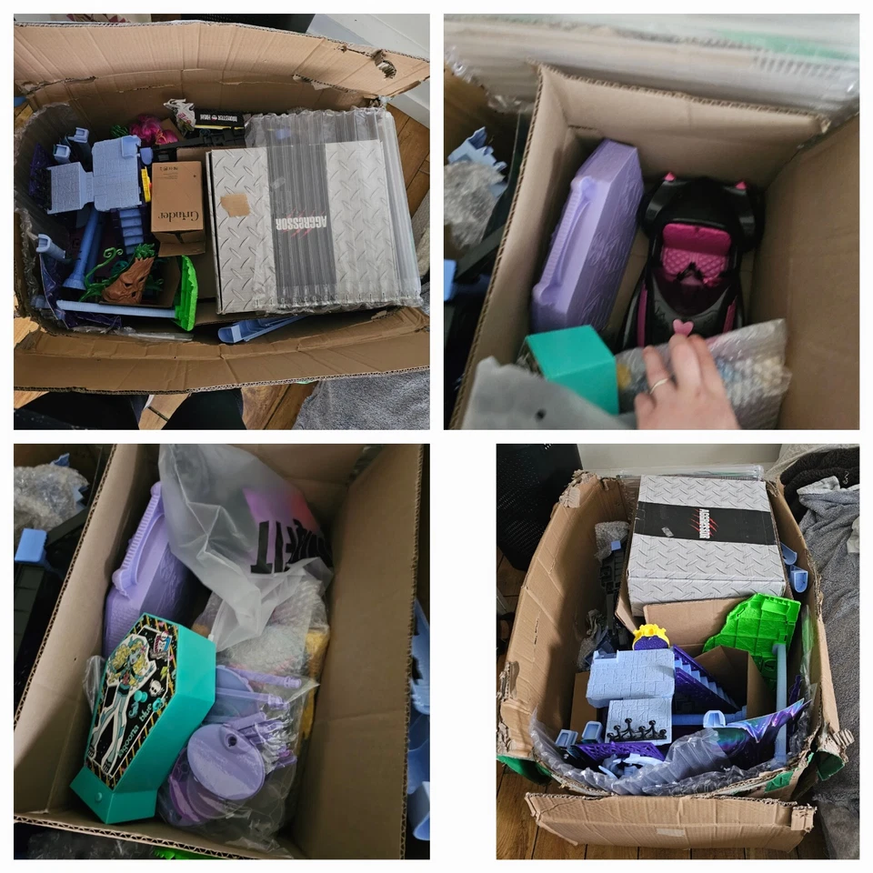 Huge Monster High Freaky Fusion Lot – Castle + Dolls + Accessories — 第 3/4 张图片