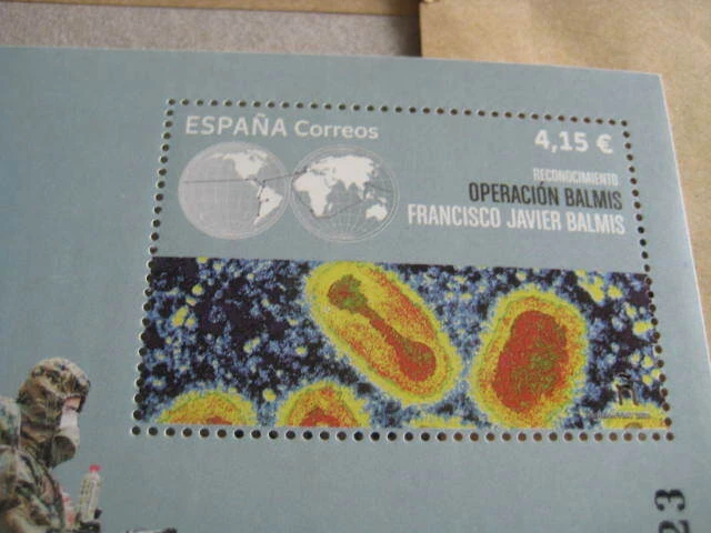 2021 Spain MNH Miniature Sheet on Operation Balmis to fight the pandemic - Image 2 of 3
