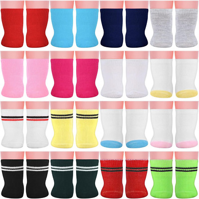 16 Pairs Doll Socks for American 18 Inch Doll Socks Accessories Gifts for Holida