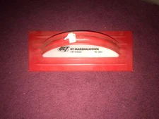 Marshalltown 6261 Red Plastic V-Notched Trowel 1/8 x 1/16 in