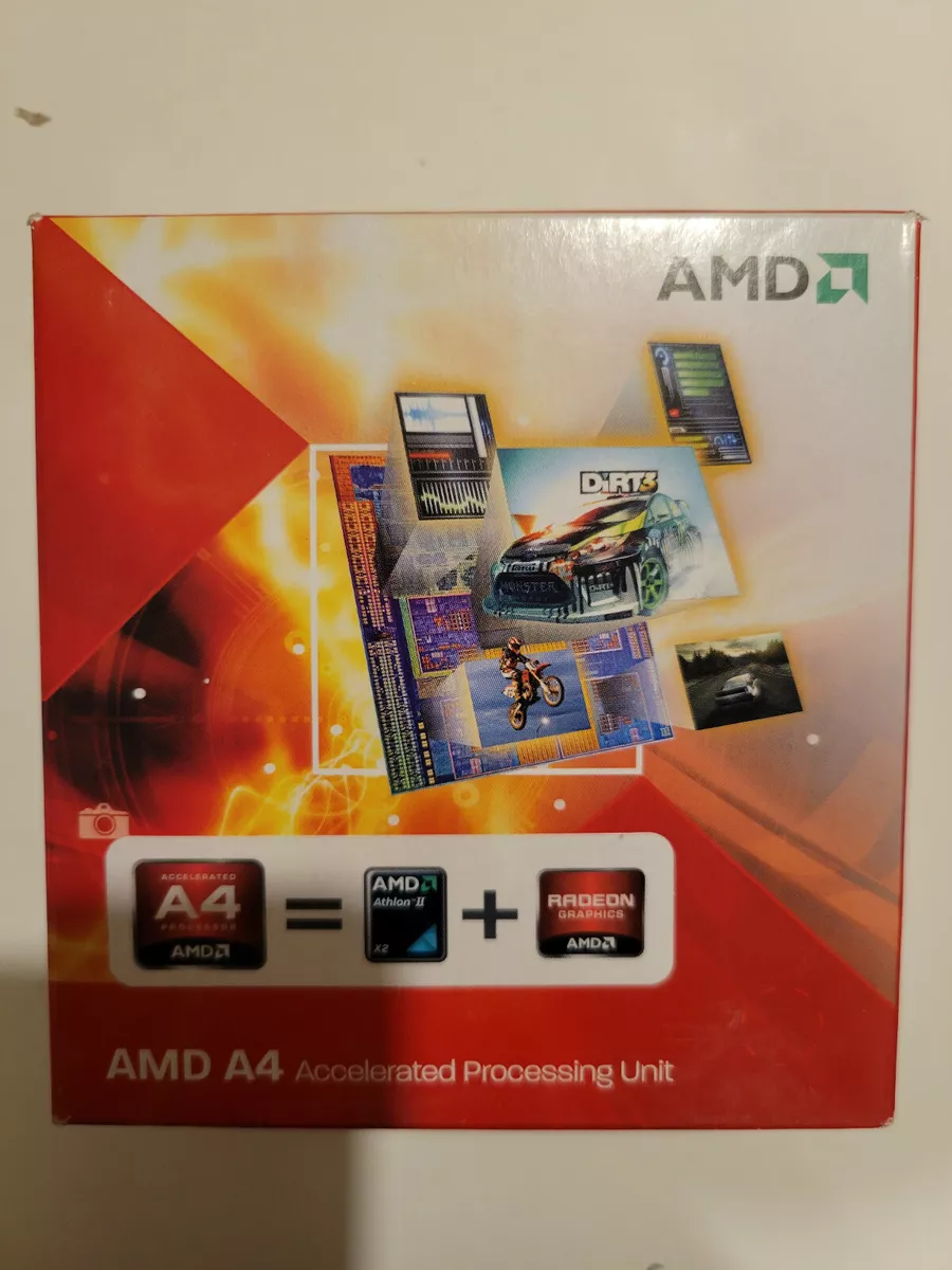 AMD A4 3300 2.5GHz 1MB Cache Dual Core Socket FM1 APU