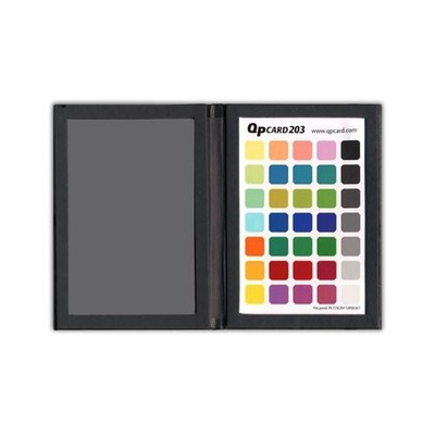 QP Card 203 Color Reference Book Balance Calibration Card full for DSLR camera