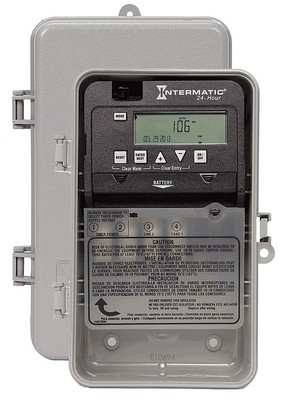 Intermatic EP100C 24-Hour 1 Circuit Electronic Control 120-277 VAC 60 Hz SPST