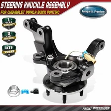 Front Passenger Steering Knuckle & Hub Bearing for Chevy Impala Buick Pontiac