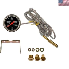 Precision Engine Coolant Gauge Kit with Backlit Display - Temperature Monitoring