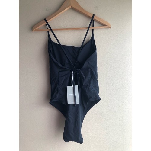 Nuevo traje de baño Everlane The String negro de una pieza talla grande para mujer - Imagen 13 de 16