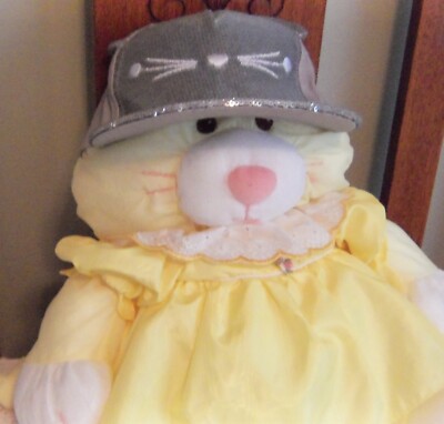 GUESS Ladies/Girls Adj.Size Cat-Ears Whiskers TAN Baseball Cap Hat Sparkles/Sequ