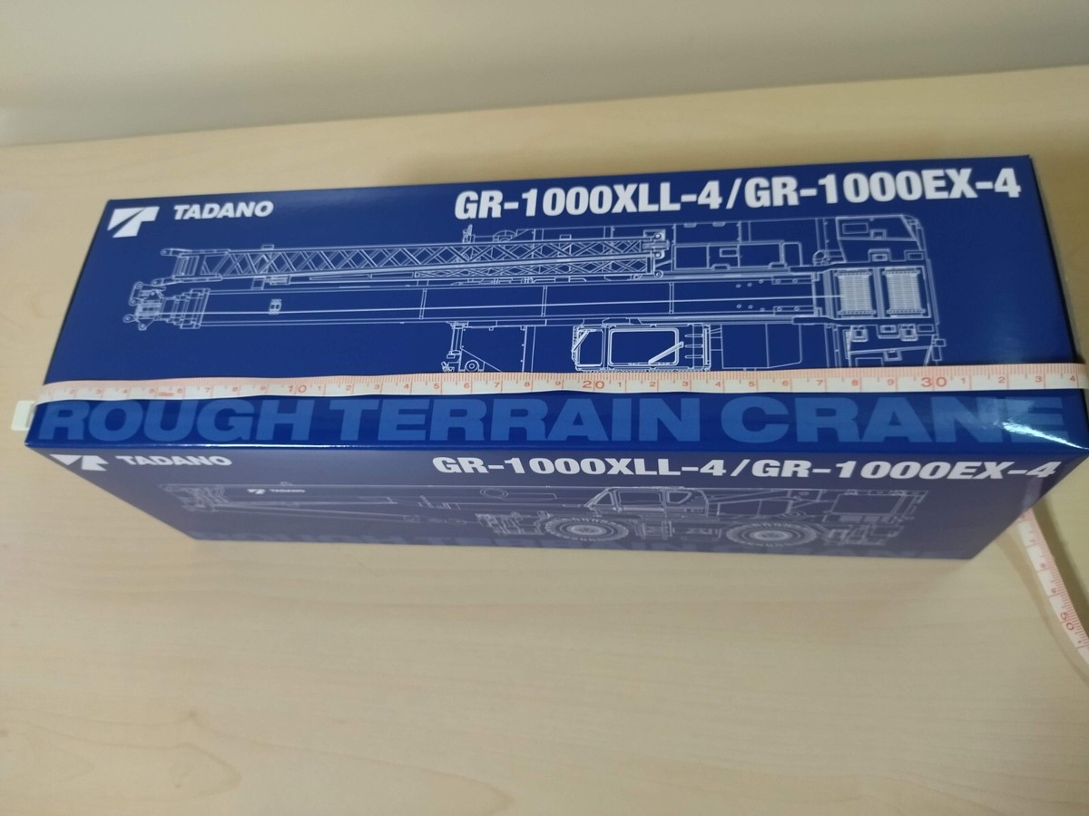 1/50 Scale Tadano GR-1000XLL-4 Rough Terrain Crane Diecast 1/50 Scale Tadano GR-1000XLL-4 Rough Terrain Crane Diecast