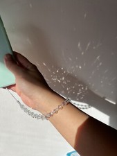 Clear Suncatcher Glass Crystal Beaded Phone Lanyard, Camera Strap, Gift Idea