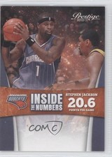 2010-11 Prestige Inside the Numbers Stephen Jackson #8 0n6