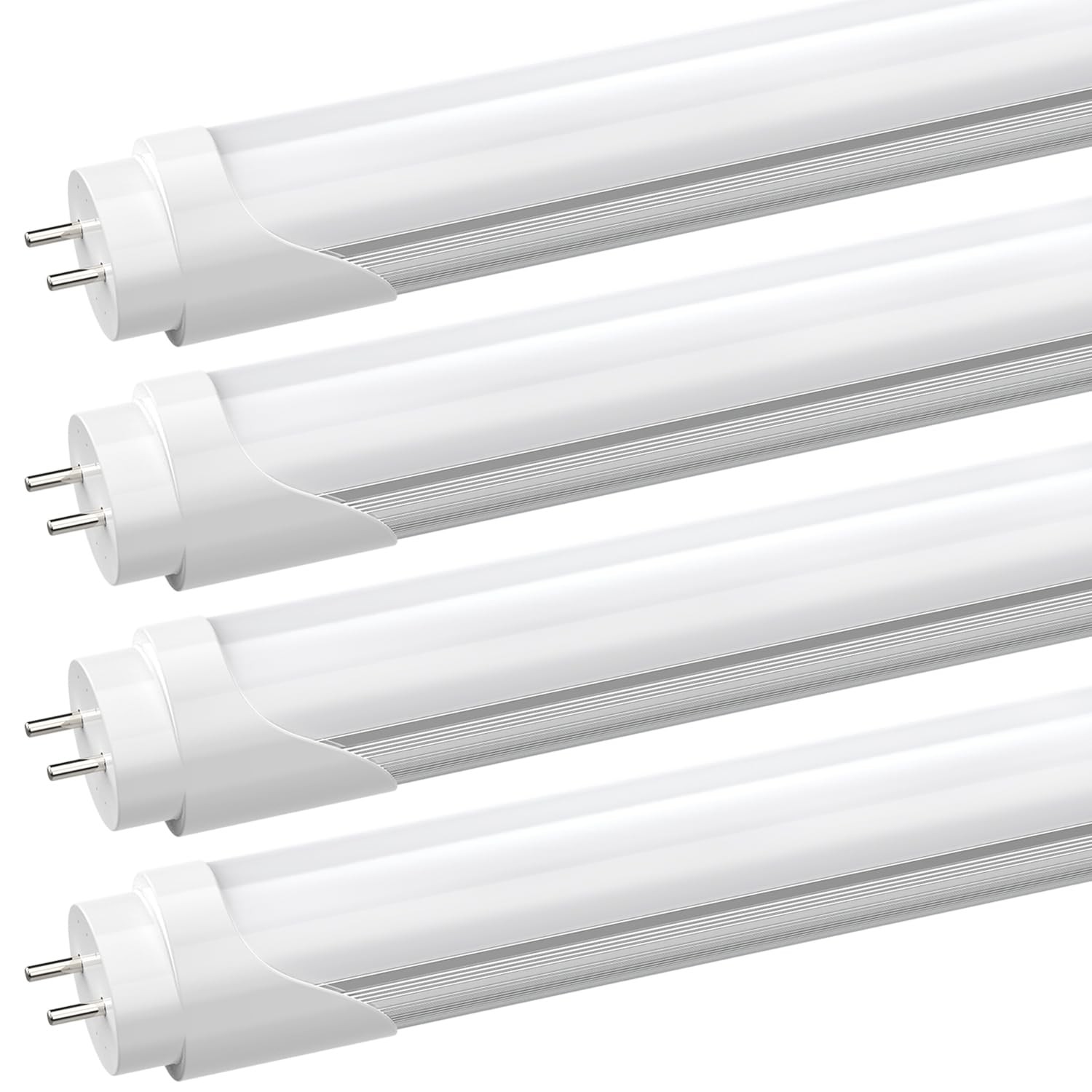 48,t8 Led Bulbs 4 Foot Type A+b,24w 3000lm 6000k Fros...