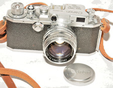 VINTAGE CANON 50mm, f1.5 LENS RF CAMERA IVSB WITH CASE. BEAUTIFUL WORKING