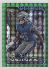 2024 Chrome Rookies Green Geometric Refractor 94/99 Ennis Rakestraw Jr #264 08kw