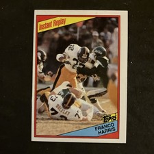 1984 Topps #166 Franco Harris Instant Replay Pittsburgh Steelers Football Card