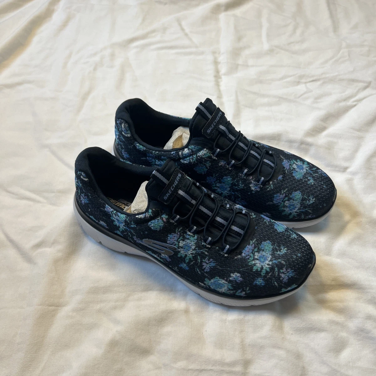 SKECHERS Blue Floral Shoes for Women for sale | eBay