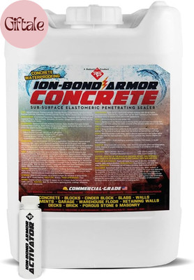 Ion-Bond Armor Penetrating Industrial Concrete Sealer   Basement Walls & Floor,