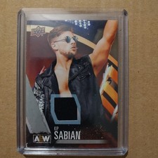 2021 UPPER DECK AEW ALL ELITE WRESTLING KIP SABIAN RELIC #43