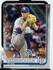 2019 Topps 150 Year Stamp #432 Ryan Yarbrough All-Star Cup Rookie Tampa Bay Rays