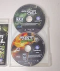 Tom Clancy's Splinter Cell Trilogy PlayStation 3 PS3 Bonus Clancy's Double Agent