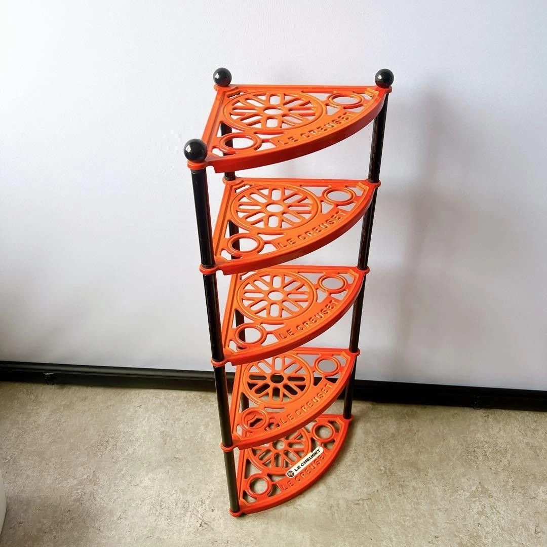 キッチン収納・ラック Le Creuset Cast Iron Pot Stand Orange Le Creuset Kitchen Racks and Holders for sale | eBay