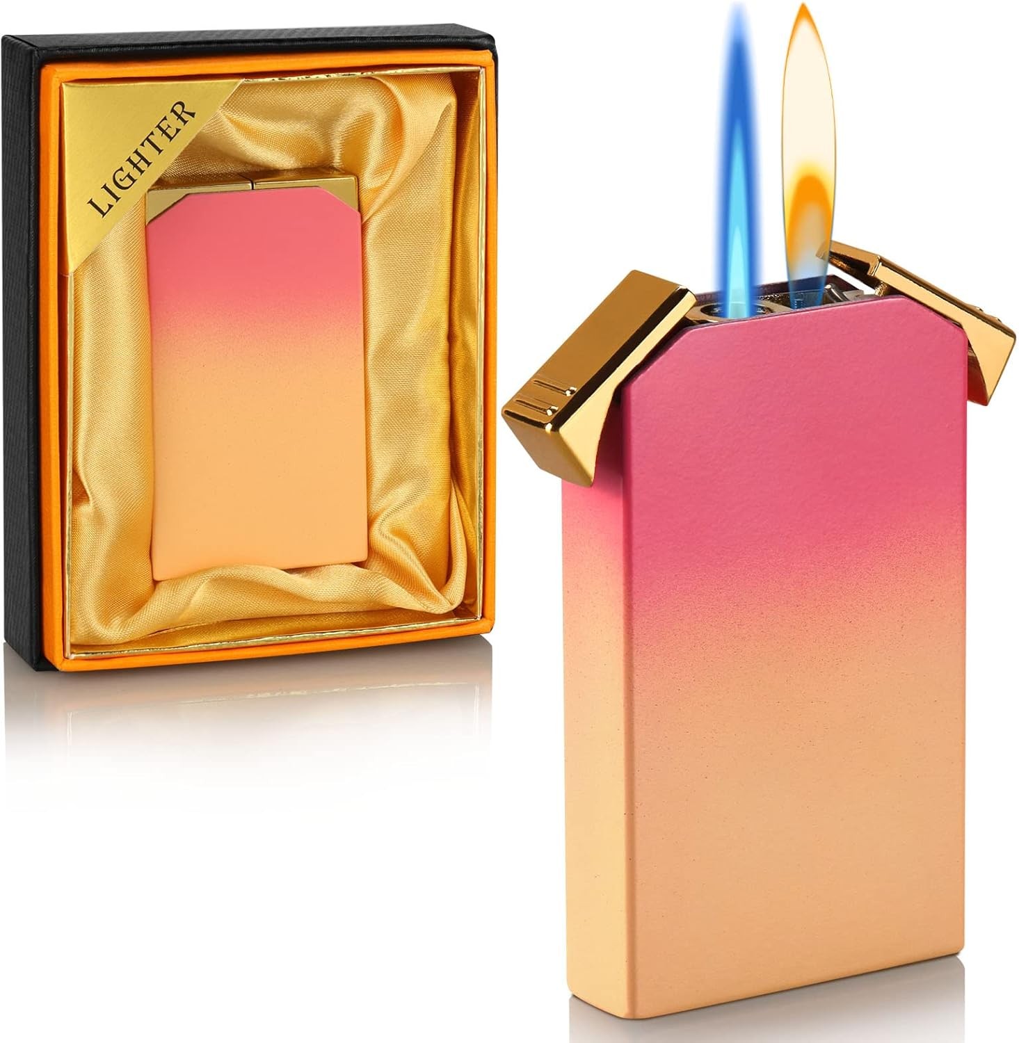 - Switchable Torch & Soft Flame, Refillable Butane, Cool Pipe