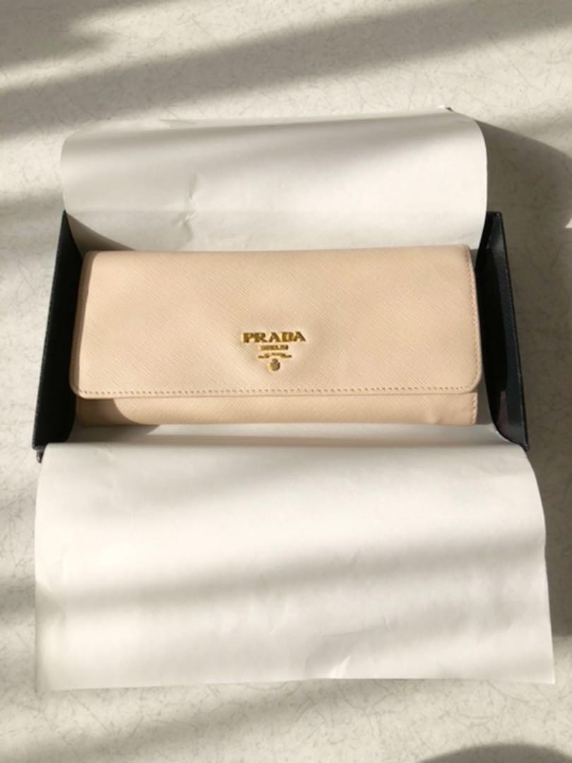 PRADA Long Wallet Pink