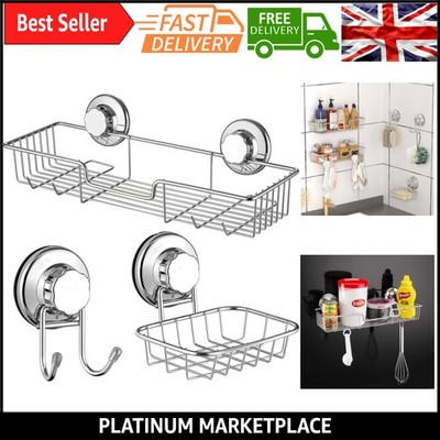 Bester Saugnapf Dusch Caddy 3er Pack - Rostfrei Edelstahl Badezimmer Org...