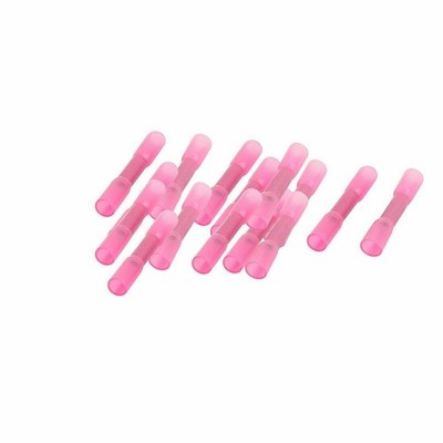 15 Pcs BHT1.25 Heat Shrink Electrical   Wire Terminals AWG 22-16 Red KD *lh