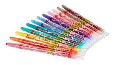 Image of Crayola Twistable Wax Crayons, 12-pack, no sharpening required, plastic casing