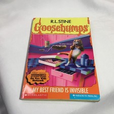 Goosebumps #57 My Best Friend Is Invisible R.L. Stine 1st Printing 1st Edition